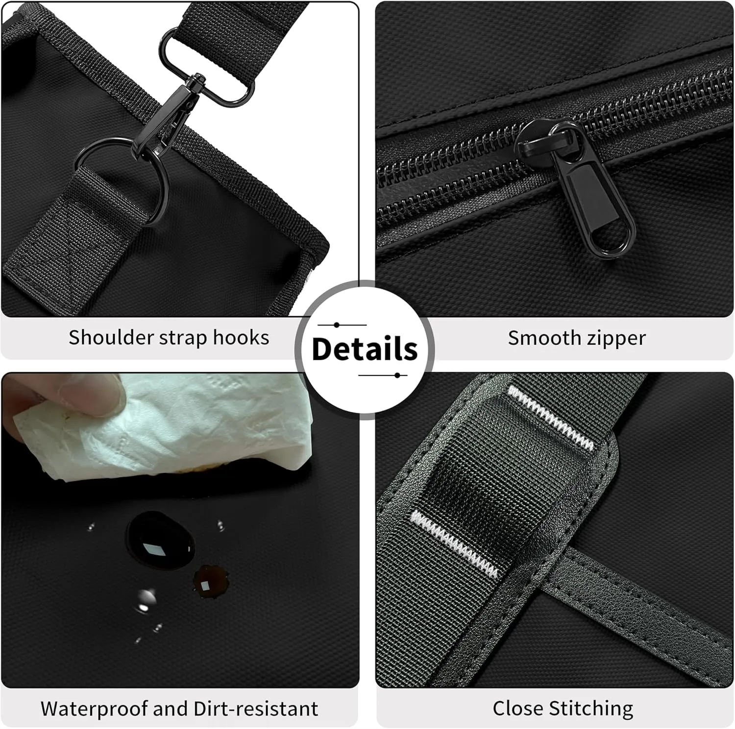Tote Bag for Women,Utility Large Work Tote Bag with Reinforced Pockets, Waterproof Nurse Bag,for Travel,Teacher