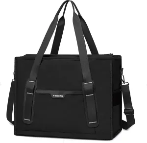 Tote Bag for Women,Utility Large Work Tote Bag with Reinforced Pockets, Waterproof Nurse Bag,for Travel,Teacher