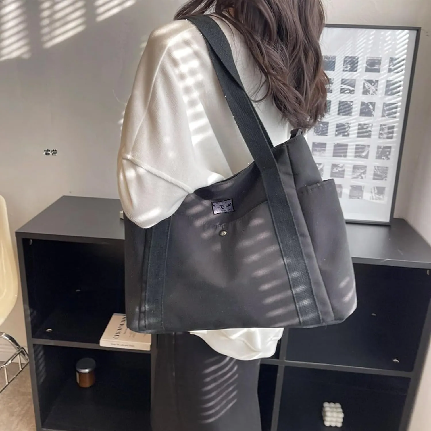 Tote Bags for Women Canvas Tote Purses Shoulder Bag Medium Handbag Top Handle Work Bags