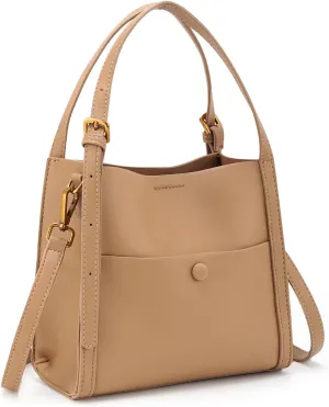 Tote Bags for Women Vegan Leather Crossbody Bags Shoulder Handbag Purses for Women Top Handle with Adjustable Strap