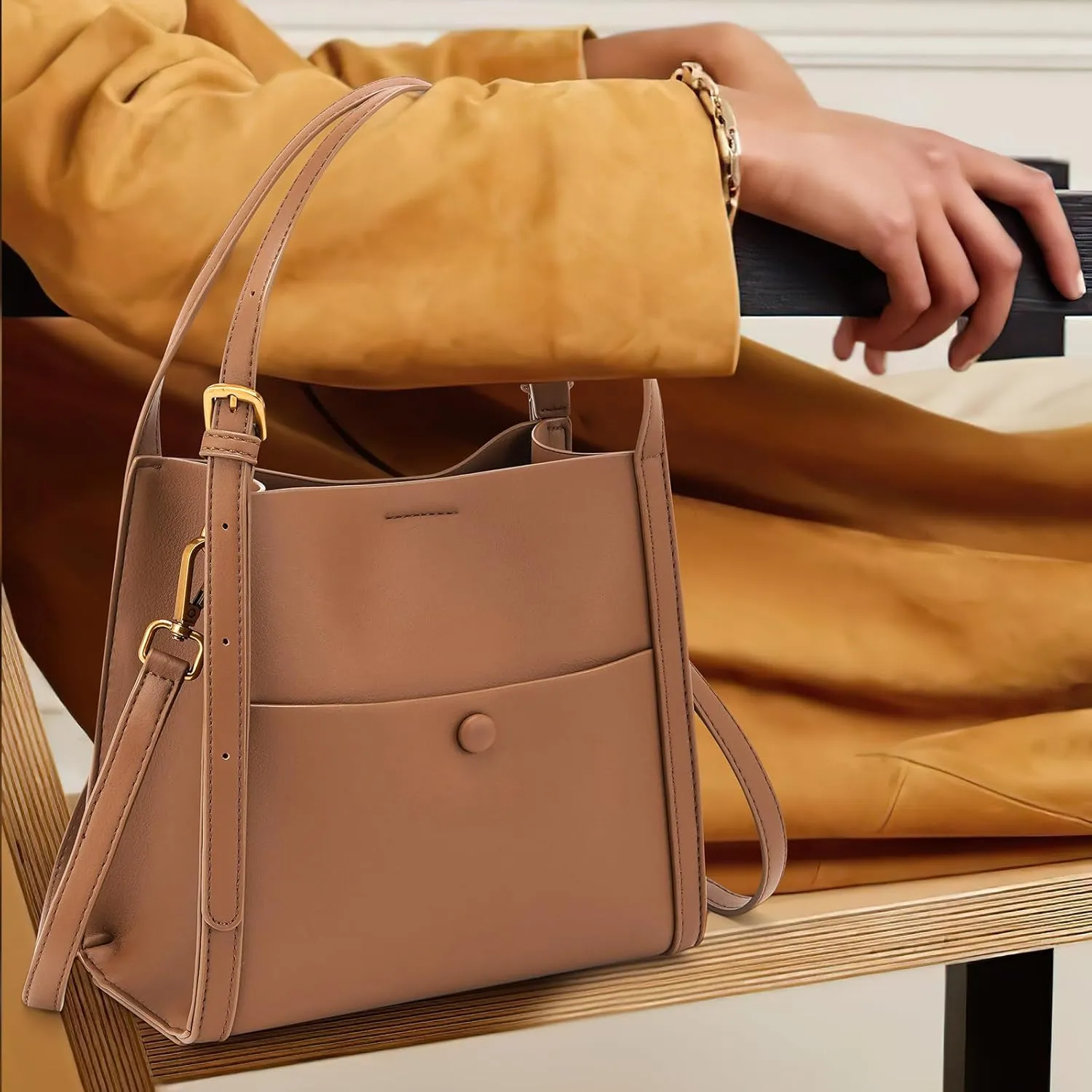 Tote Bags for Women Vegan Leather Crossbody Bags Shoulder Handbag Purses for Women Top Handle with Adjustable Strap