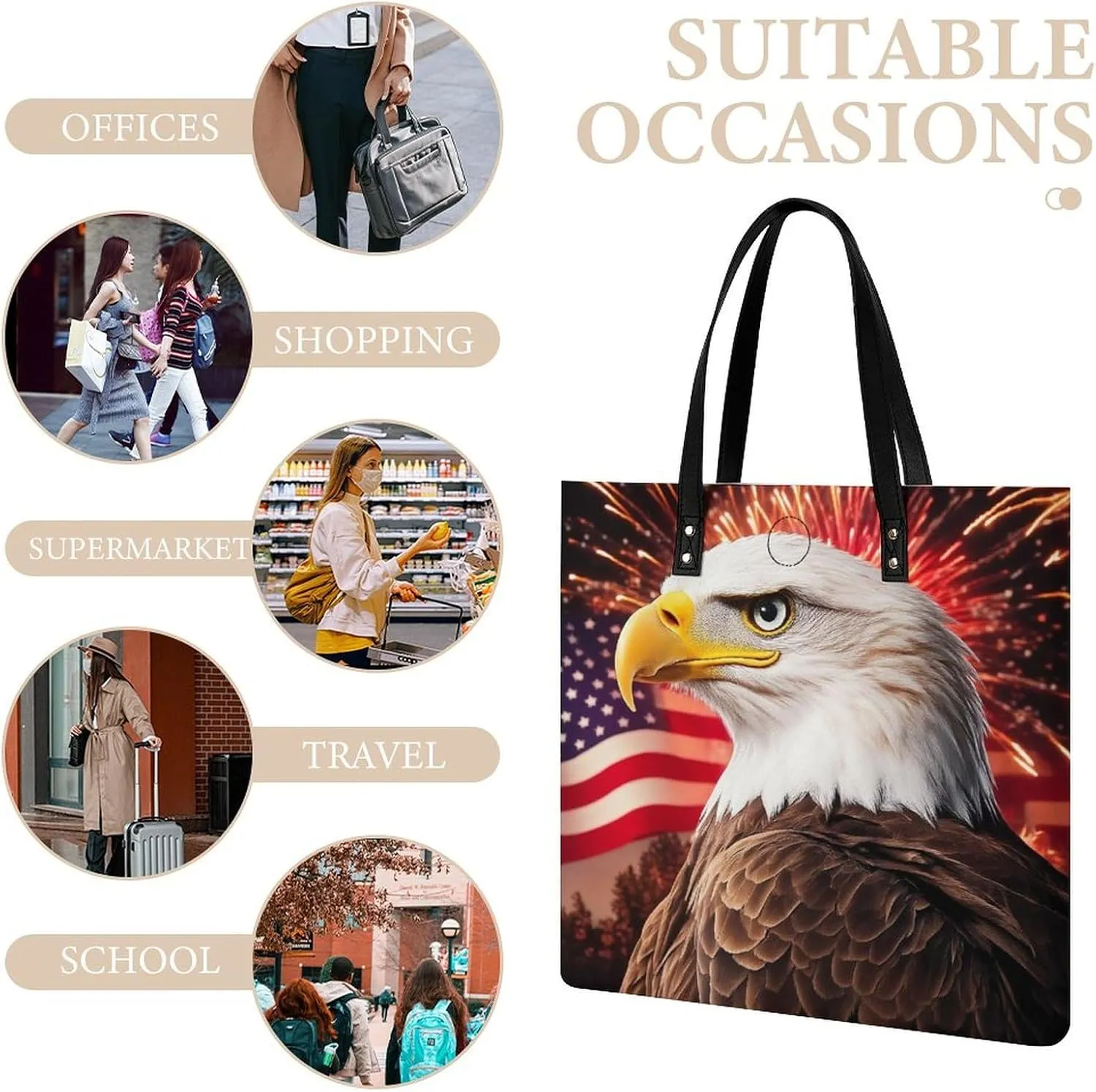 Tote Bags Pu Leather Purses and Handbags for Women Ladies Shoulder Bags