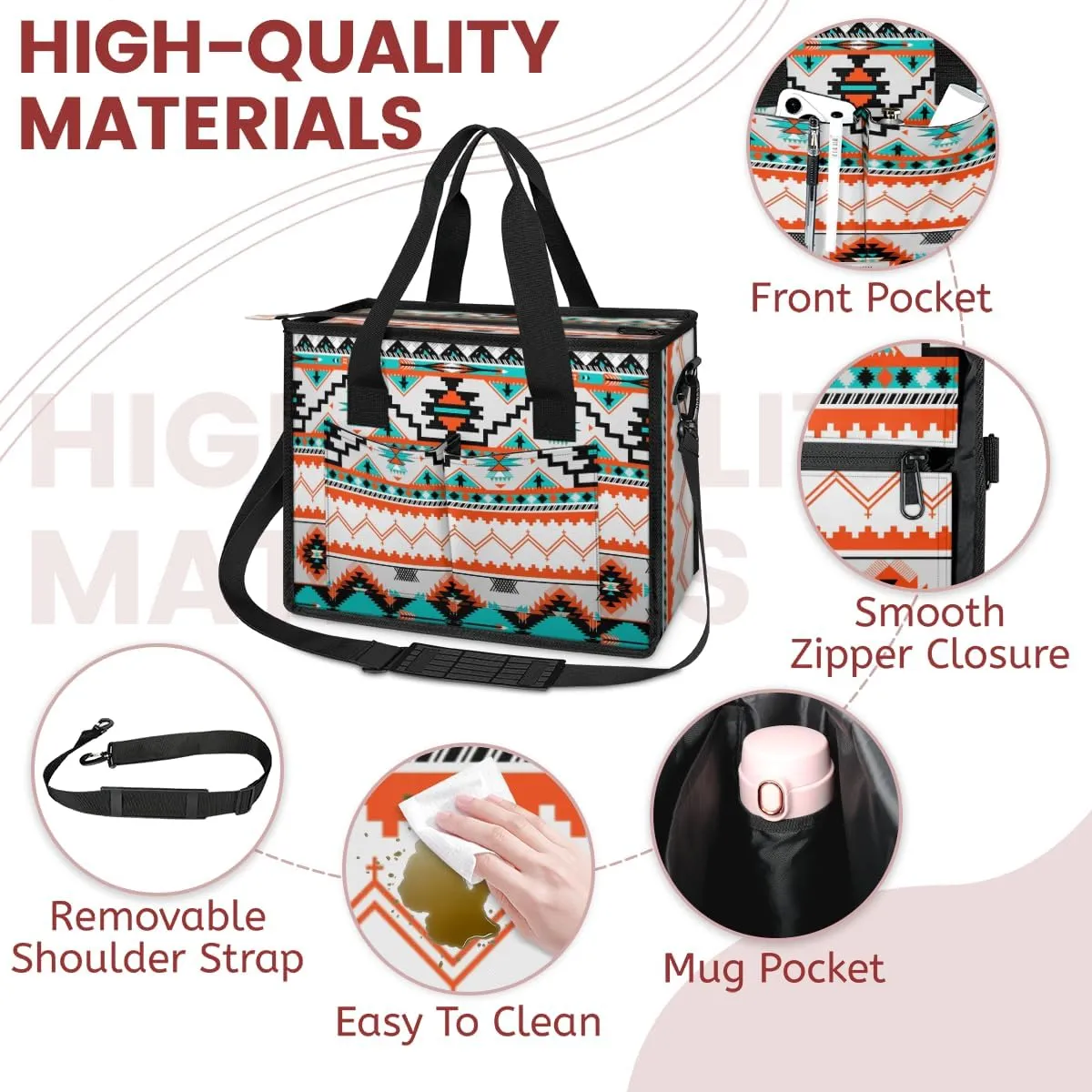Tote Satchel Bag Set 3PCS for Women,Travel Shoulder Bag Handbag and Wallet Daily Use03