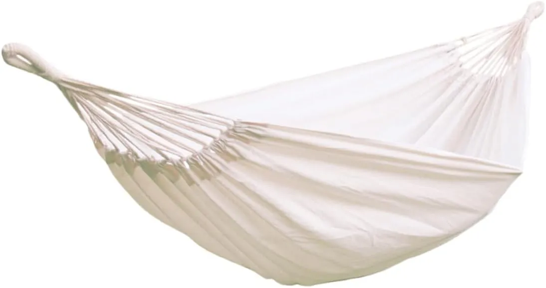Totority Swinging Camp Chair Rope Hammocks for Outside 200x80cm Canvas Hammock Outdoor Easy to Assemble Comfortable