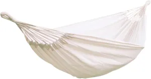 Totority Swinging Camp Chair Rope Hammocks for Outside 200x80cm Canvas Hammock Outdoor Easy to Assemble Comfortable