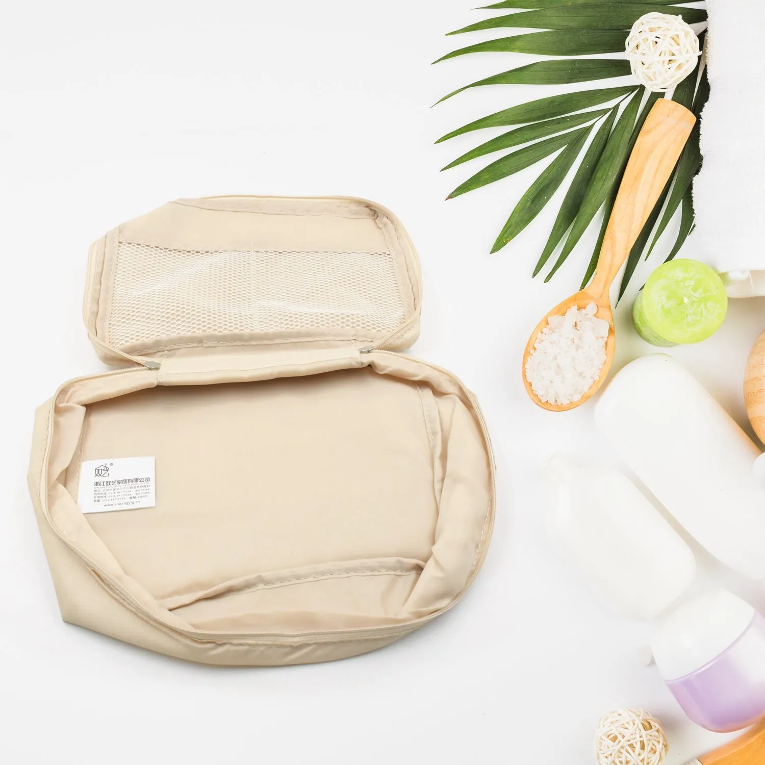 Travel Handheld Closure Cosmetic Wash with Bag Waterproof Bags(1 Multi-Functional Hook Portable Mix Bag Pc Zipper Classification Foldable Bag Performance-optimized Storage Cosmetic Design) Handbag Retro-inspired