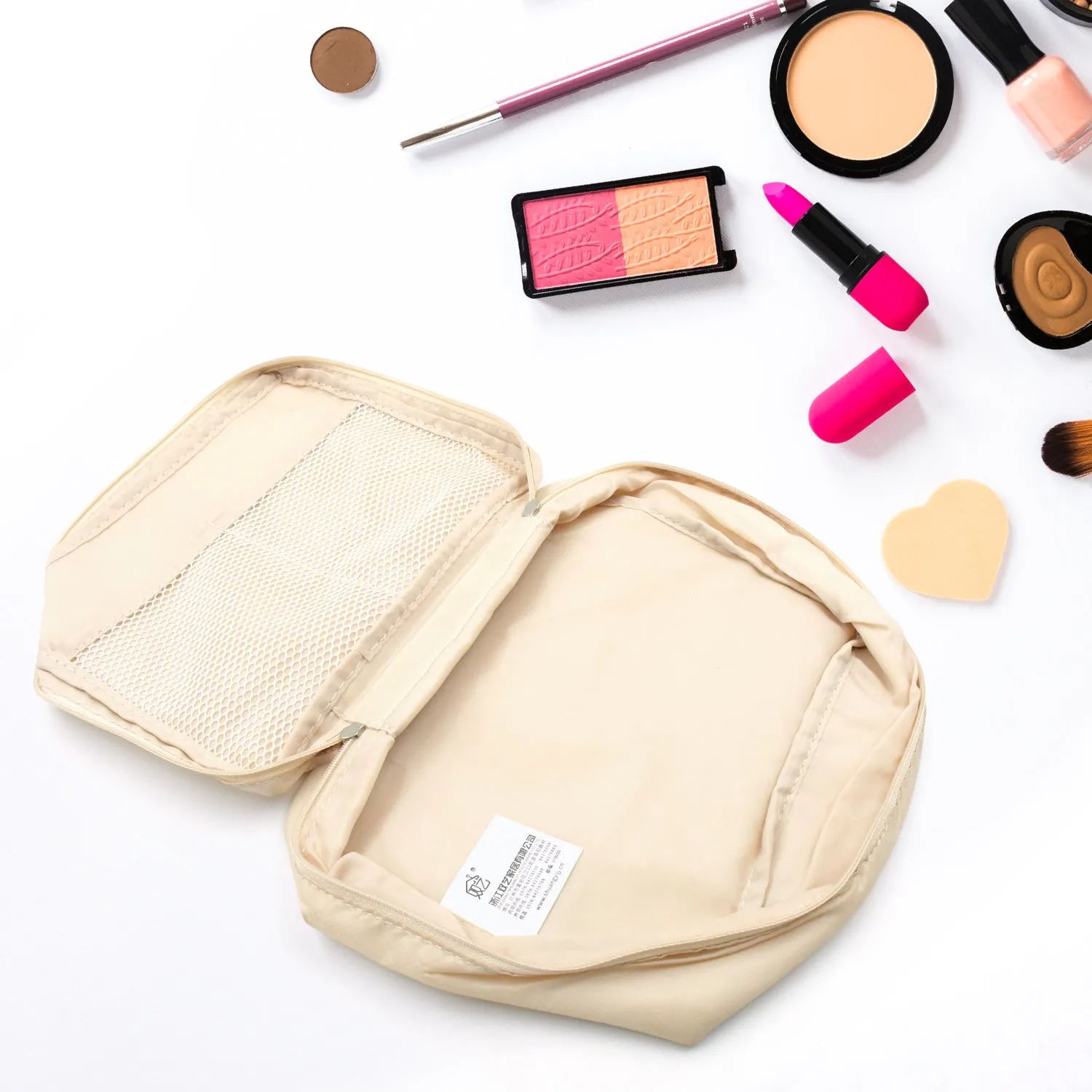 Travel Handheld Closure Cosmetic Wash with Bag Waterproof Bags(1 Multi-Functional Hook Portable Mix Bag Pc Zipper Classification Foldable Bag Performance-optimized Storage Cosmetic Design) Handbag Retro-inspired