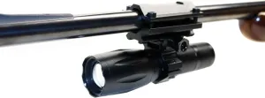 Trinity 1000-lumen led Flashlight for Savage A22 Rifle.