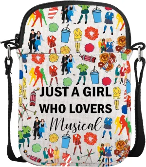 UJIMS Musical Inspired Gifts Musical Crossbody Bag Fans Gift Theater Lover Gift