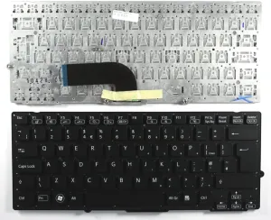 UK Layout Black Replacement Laptop Keyboard Compatible with Sony Vaio VPCSB4L1E/S