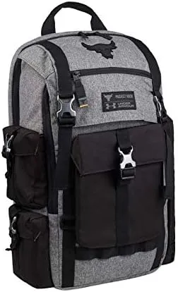 Under Armour Project Rock Bag Gray UA Regiment Laptop Backpack