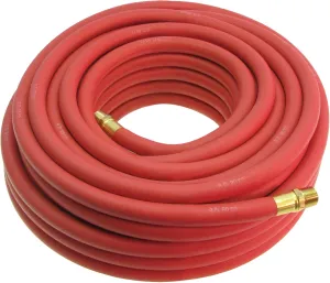 Underhill UltraMax Commercial Garden Water Hose, Heavy-Duty, Rubber, Flexible, Anti-Kink, 200 psi WP, 800 psi BP, H75-125R, ¾ Inch x 125 ft GHT, Red