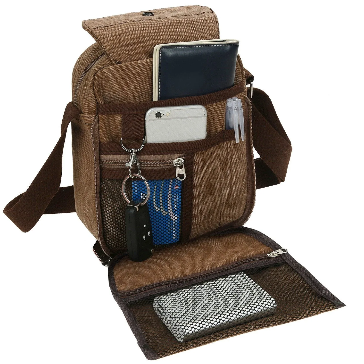 Unisex Crossbody Bags Canvas