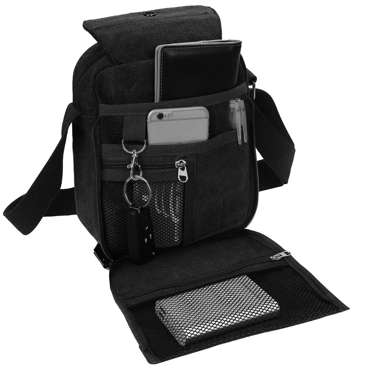 Unisex Crossbody Bags Canvas