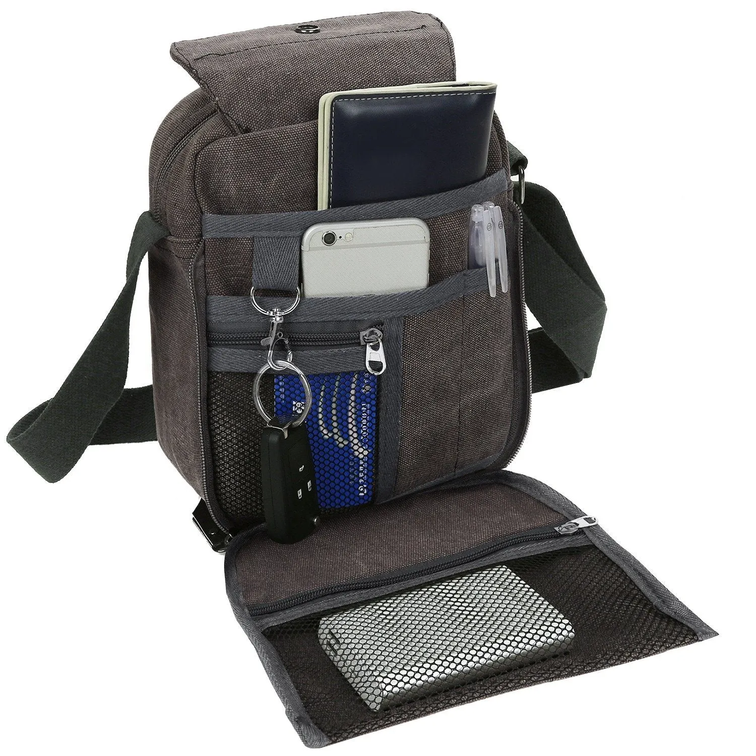 Unisex Crossbody Bags Canvas