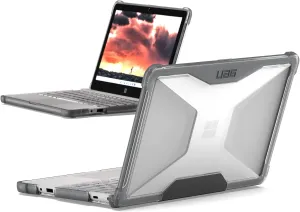 URBAN ARMOR GEAR UAG Designed for Microsoft Surface Laptop SE Case 2022 11.6 inch Screen Laptop for Education Clear Translucent Ice Rugged Shockproof Plyo Military Drop Tested Laptop Cover
