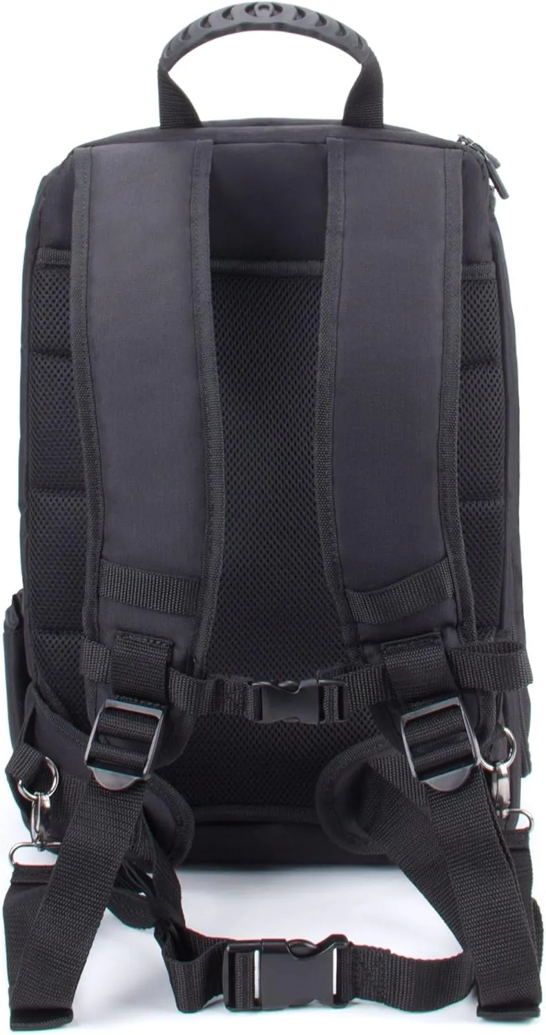 USA Gear Camera Backpack for Photographers DSLR/SLR/Mirrorless Photography Camera Bag with Laptop Compartment, Waterproof Rain Cover & Tripod Holder, Compatible with Canon/Nikon/Sony (Orange)