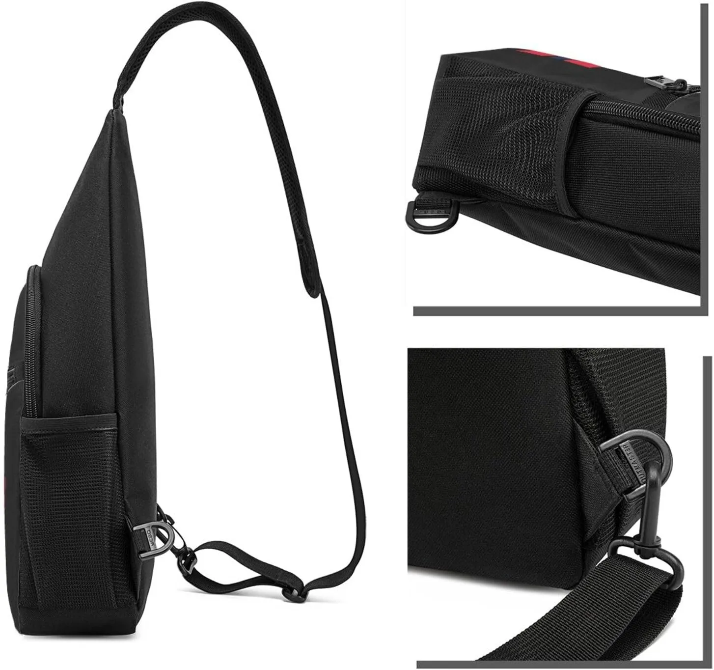 Usa Norway Flag Unisex Chest Bag Lightweight Crossbody Shoulder Bag Travel Pocket