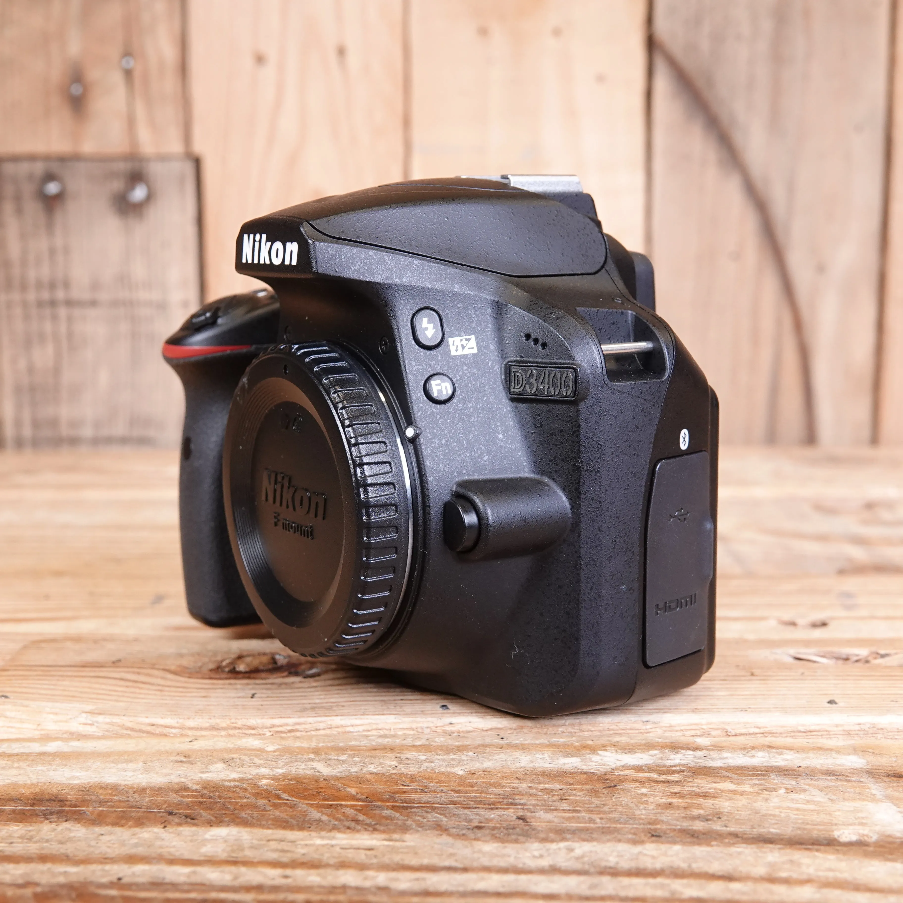 Used Nikon D3400 Black DSLR Camera Body