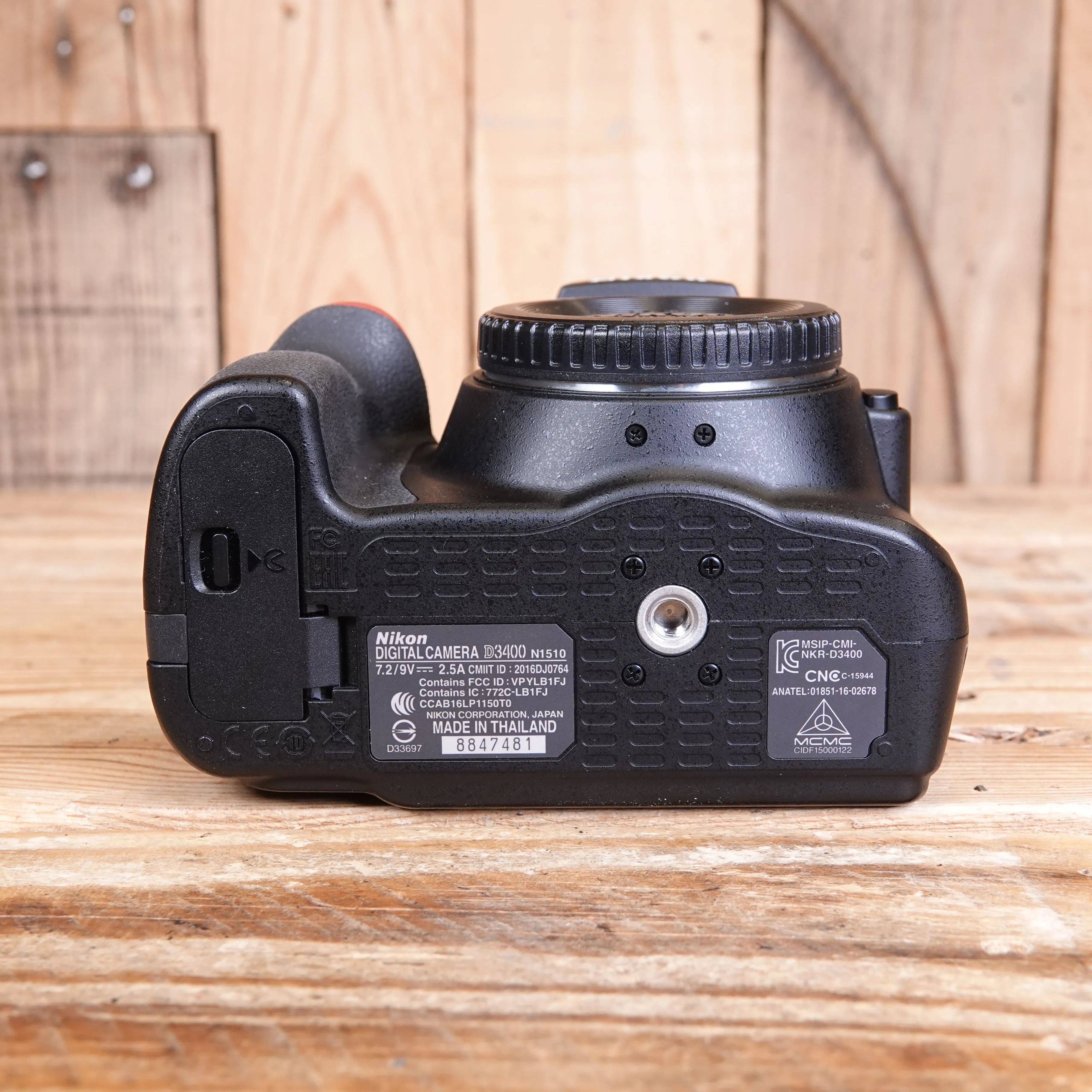 Used Nikon D3400 Black DSLR Camera Body