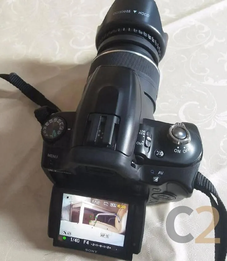 Used Sony A330 DSLR Camera with 18-55mm Stabilized Lens – 85% New, Flip Screen, Travel Ready