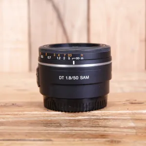 Used Sony DT 50mm F1.8 SAM Lens
