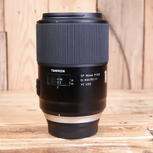 Used Tamron SP 90mm F2.8 Di Macro VC USD Lens - Nikon Fit