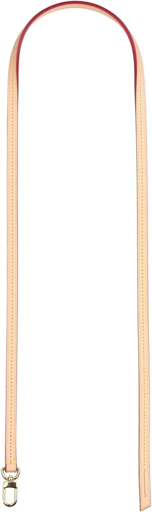 Vachetta Leather Strap Replacement Crossbody Handbag Shoulder Purse Strap for Speedy Bags(Width:0.39in,Length:41in,Single Buckle)