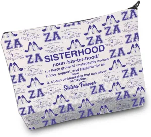 VAMSII ZAmicae Sorority Gift Amicae 1948 Sisterhood Makeup Bag ZAmicae Finer Woman Gift Amicae Members Gift (Amicae Bag)