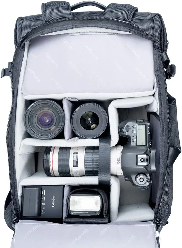 Vanguard VEO SELECT49 BK Backpack/Shoulder Bag for DSLR, Mirrorless/CSC Camera or Drone, Black