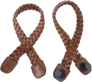 Versa Brown Braided Straps