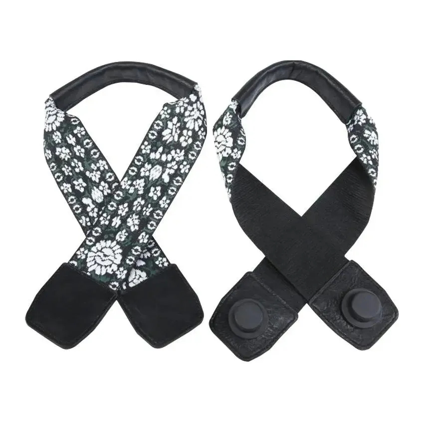 Versa Guitar Straps - Dark Floral Print