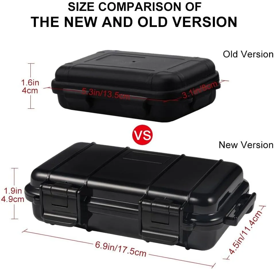 VGEBY1 Dry Storage Box, Watertight Case, Outdoor Products for Fishing Camping