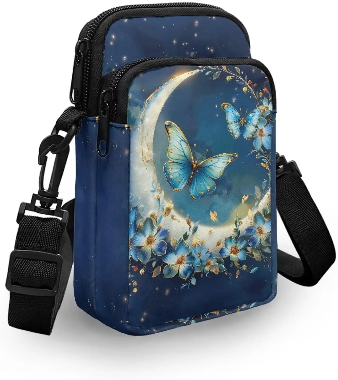 Vintage Crossbody Phone Bag for Women, Small Shoulder Purse and Handbag with Adjustable Strap