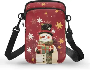 Vintage Crossbody Phone Bag for Women, Small Shoulder Purse and Handbag with Adjustable Strap