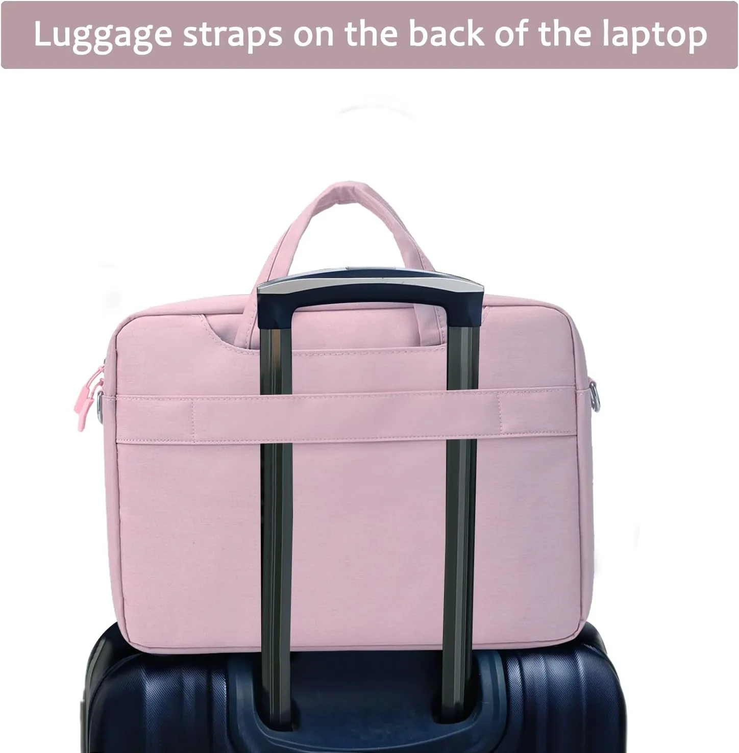 VODIU 14 15.6 16 inch Laptop Case, Basics Laptop Bag with Compartment, Carrying Briefcase Messenger Bag with Strap,Pocket