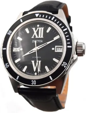 Vostok Original Mens Watch Megapolis 75013A Mechanical Self-Winding Water Proof 200m