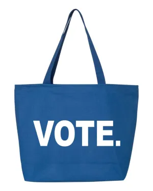 Vote Zippered Canvas Bag, Gift For Voters, Political Bag, Midterm Elections Bags, Cute Election Tote, Voting Gift, Election Day Gifts, Vote Women Bags