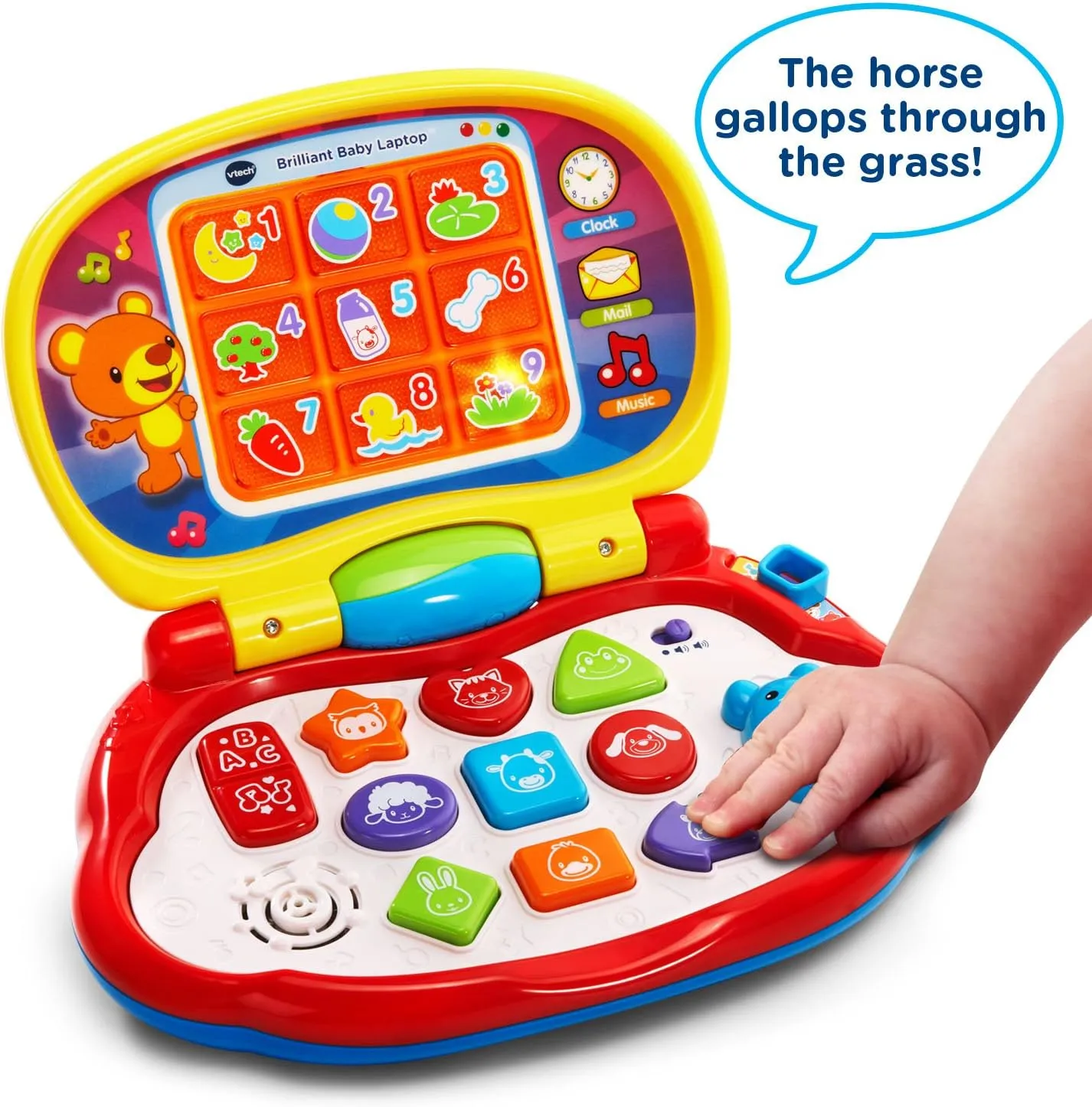 VTech Brilliant Baby Laptop (Frustration Free Packaging), Red