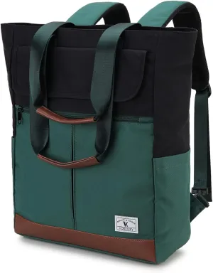 VX VONXURY Backpack for Women, 15.6 Inch Laptop Bag Water Resistant Convertible Backpack Purse for Work Travel