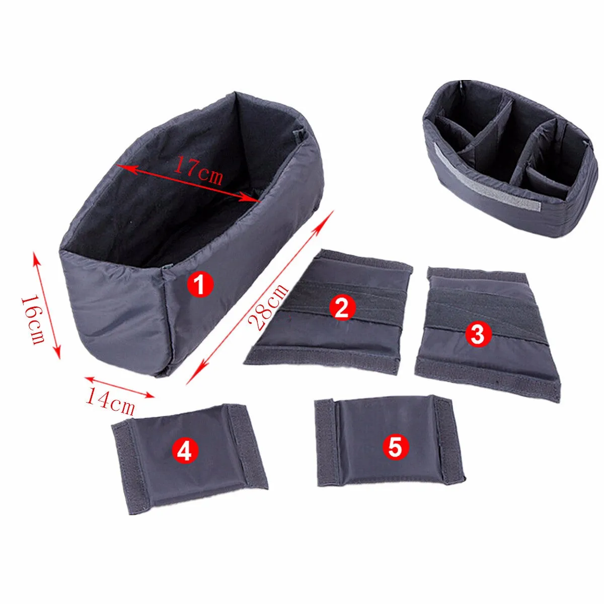 Waterproof Camera Lens Backpack Shoulder Bag Laptop Bag For DSLR 17" inch Laptop