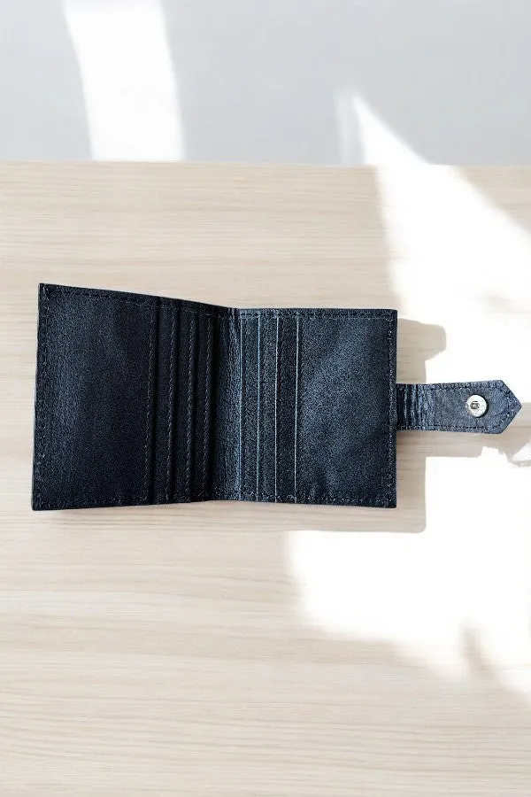 WESTERN BOOT STITCH BIFOLD LEATHER WALLET