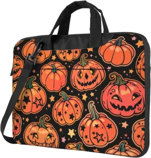 Witchcraft Cat Stars Laptop Bag Classic Slim Briefcase Messenger Bag, Spacious, Ergonomic