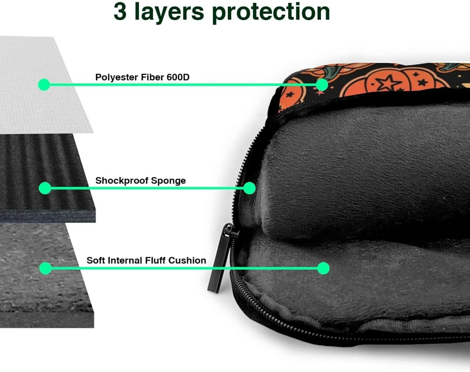 Witchcraft Cat Stars Laptop Bag Classic Slim Briefcase Messenger Bag, Spacious, Ergonomic