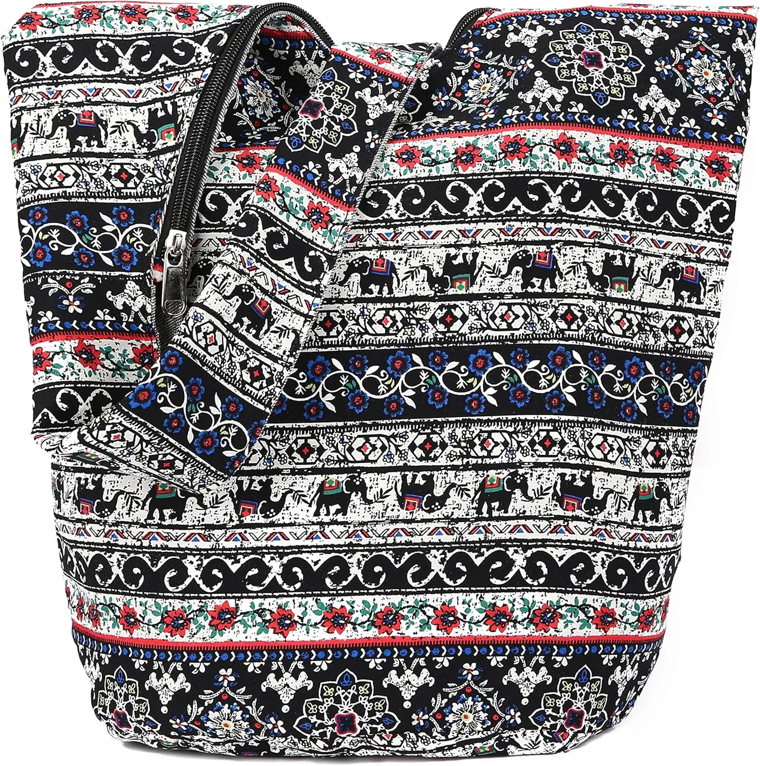 Women Shoulder Handbags Fashion canvas Hippie Crossbody Bags Bohemian Animal Prints Hobo Bags