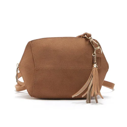 Women Tailored options Suede Premium at a great Clutch Fringe Crossbody Bag