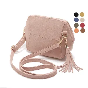 Women Tailored options Suede Premium at a great Clutch Fringe Crossbody Bag