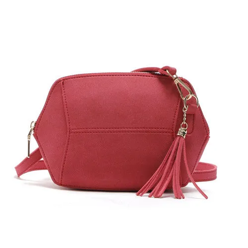 Women Tailored options Suede Premium at a great Clutch Fringe Crossbody Bag