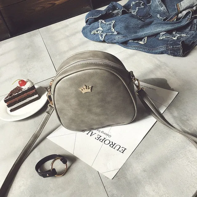 Women Women Crossbody Fashion for Handbag Pu Bag Leather Fast shipping Bag 2019 Purse Limited offer Bags Crown Imperial New Small Shell Shoulder Phone
