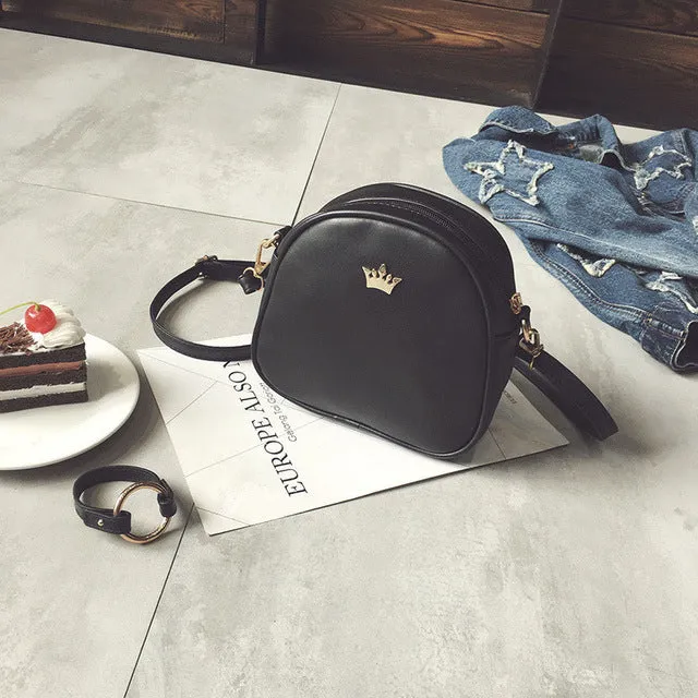 Women Women Crossbody Fashion for Handbag Pu Bag Leather Fast shipping Bag 2019 Purse Limited offer Bags Crown Imperial New Small Shell Shoulder Phone
